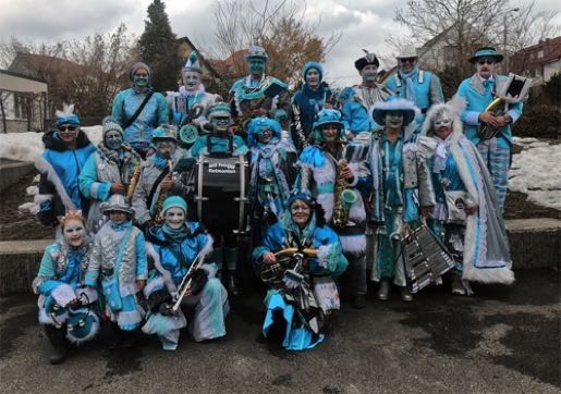 Besuch der Guggemusik Gugge adhogg Rotmonten Mittwoch, 7. Februar